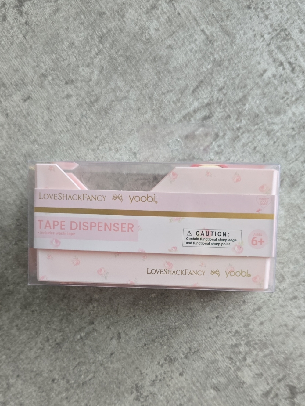 LoveShackFancy Pink Tape Dispenser